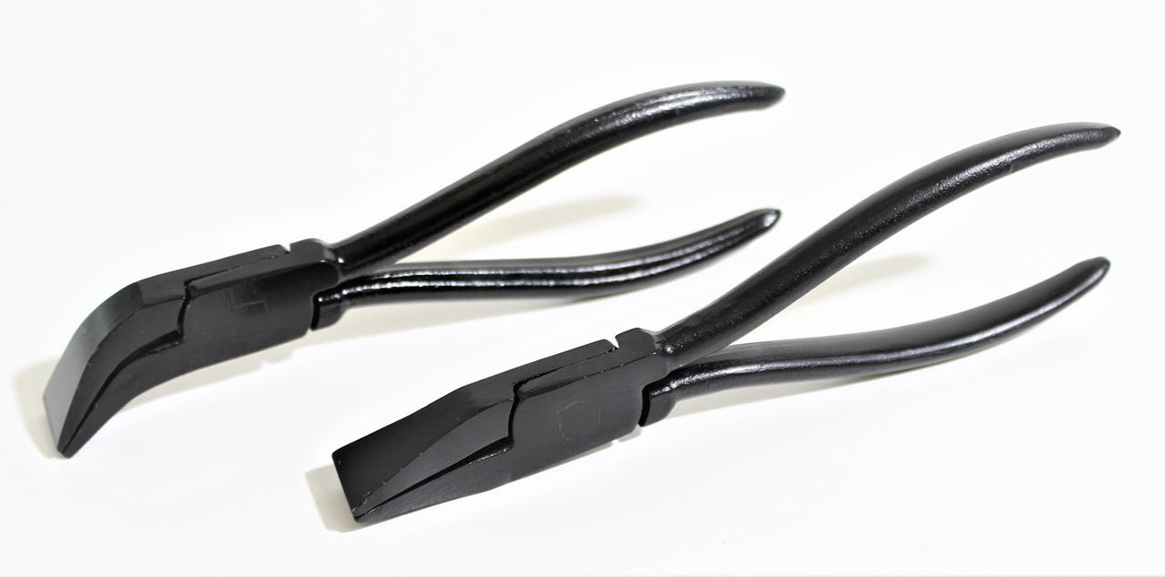 Mini szczypce składane Para szczypiec do gięcia Wygięte proste Dekarze Hydraulicy