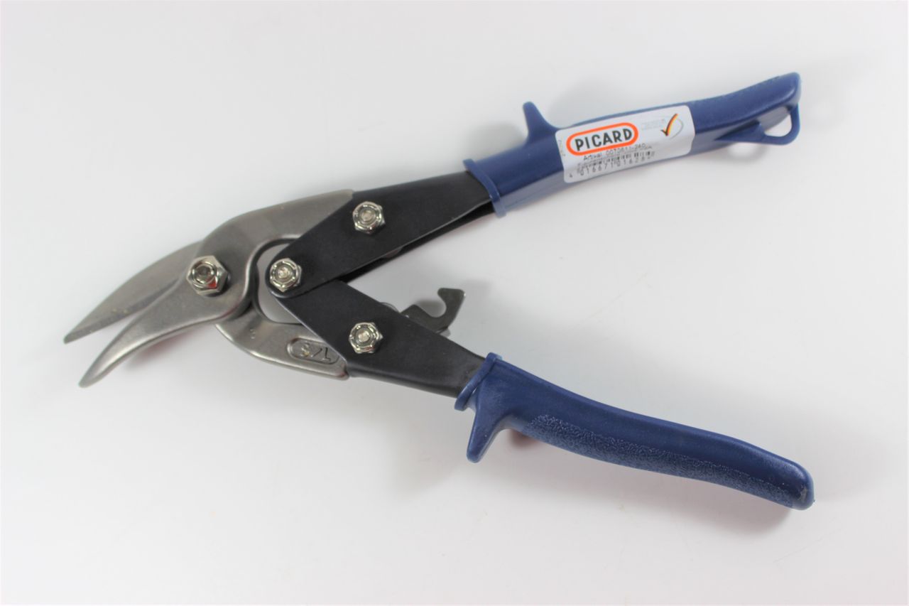PICARD Hebel Figurenschere V2A 240 mm Links Schere Lochschere Blechschere Profi