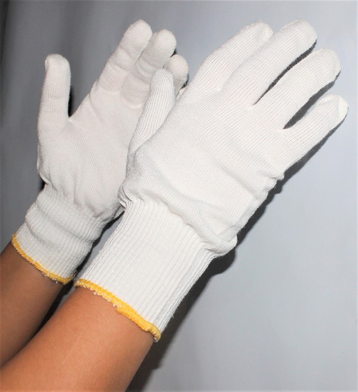 10 Paar Schutzhandschuhe Feinstrick Schutz-Handschuh Arbeitshandschuhe EN388