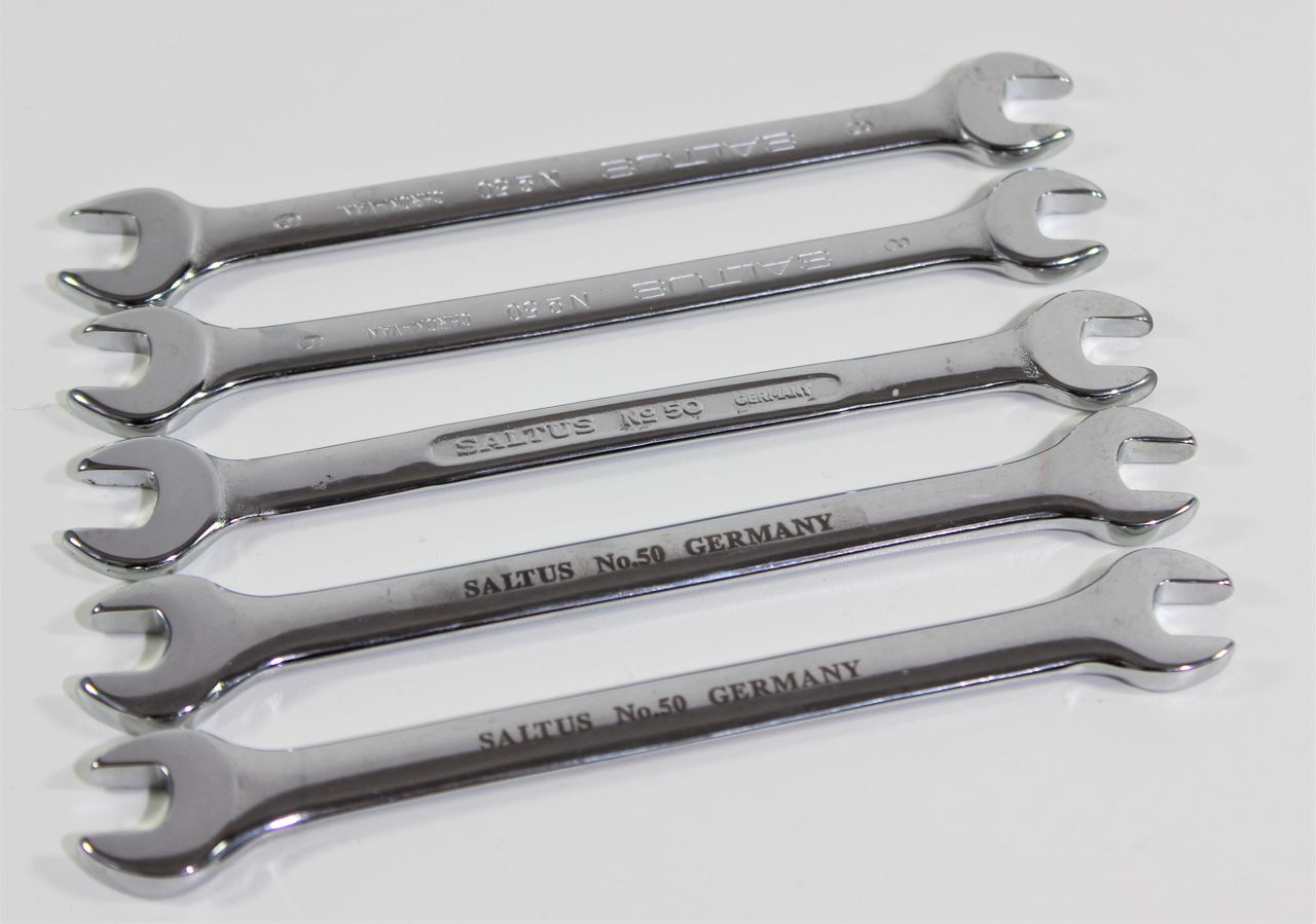 5 x SALTUS Doppelmaulschlüssel 8/9 mm Set CV Schlüsselsatz Maulschlüssel Satz