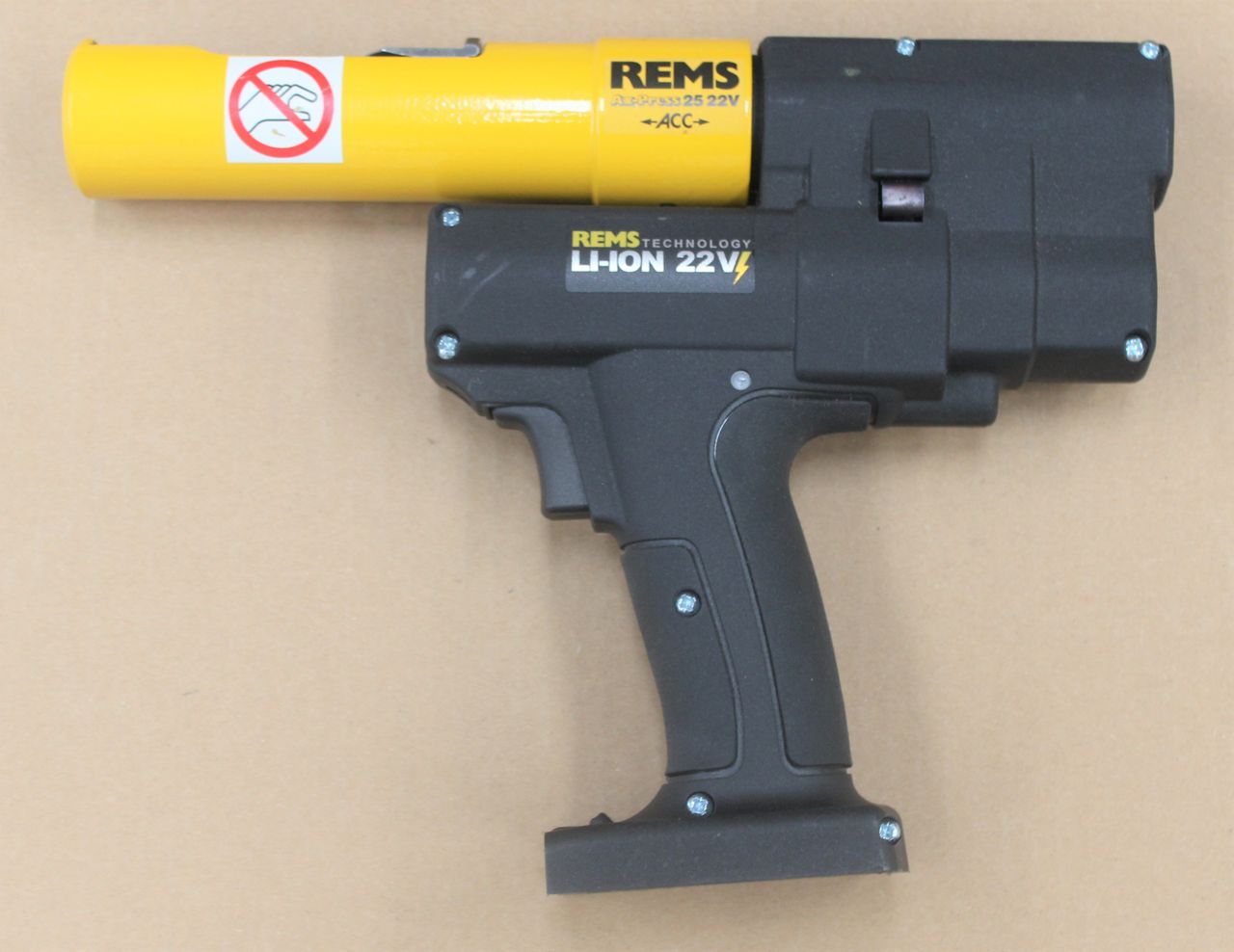REMS Ax Press 25 22V ACC Nr. 573020 Akku Axialpresse Druckhülsen Quetschhülsen