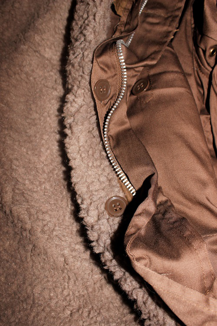 TEXXOR Winterjacke Parka Outdoor Herren Winterparka Jacke gefüttert Winter braun