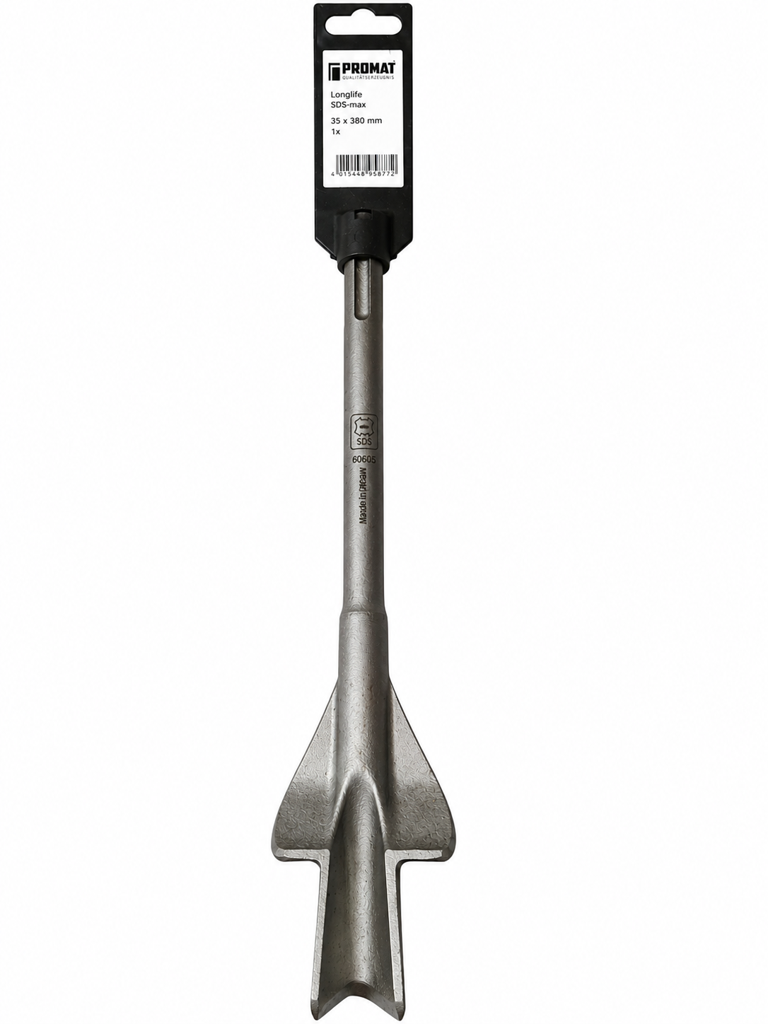 PROMAT Flügelmeißel 35 x 380 mm SDS Schlitzmeißel Kanalmeißel Meißel Kabelkanal