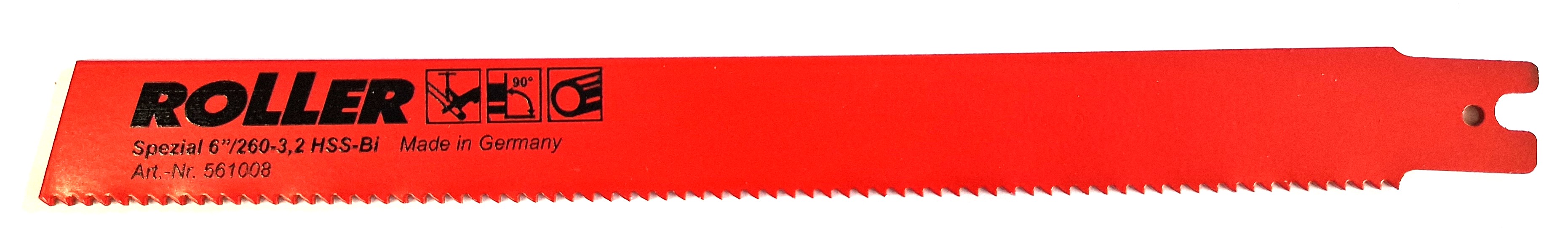 5 x REMS Spezial-Demontage-HSS-Bi-Sägeblatt 6" / 260 mm Nr. 561008 für Tiger ANC