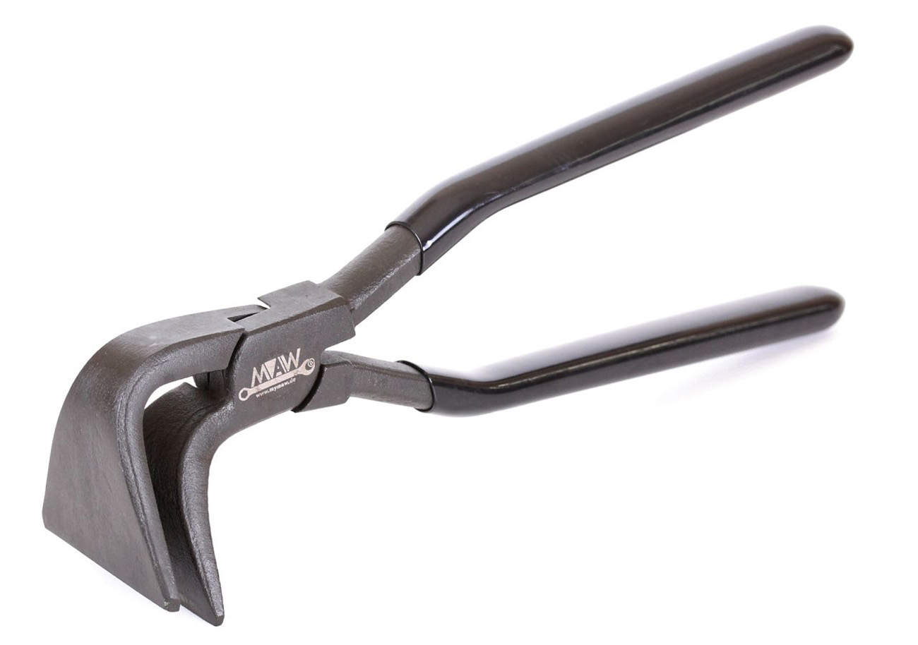Szczypce składane 60 mm wygięte 90° szczypce składane szczypce do gięcia dekarze hydraulicy blacharze