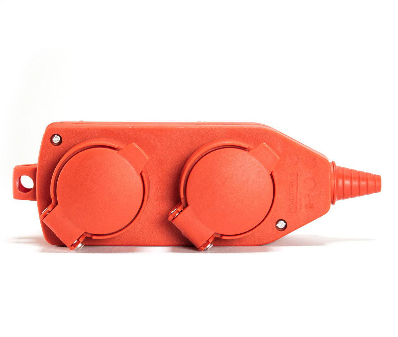 4-drożny blok gniazd PVC IP44, 3500 W