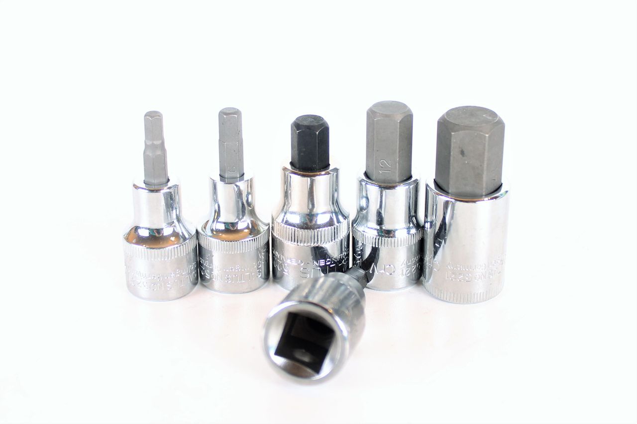SALTUS Zestaw nasadek sześciokątnych 1/2" 6 sztuk 5-17 mm 5221 Nasadka sześciokątna