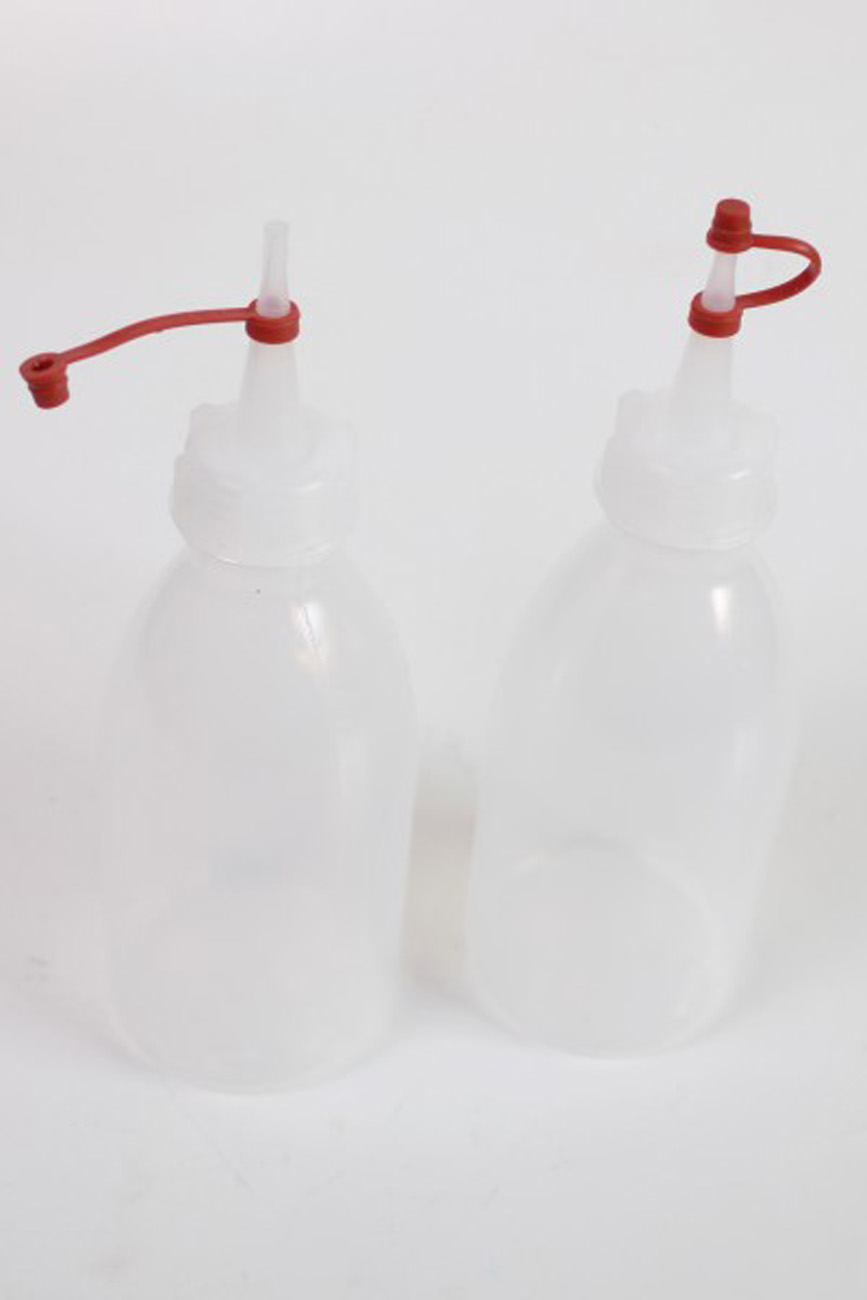 2 x Enghalsflasche Laborflasche 250 ml + Deckel Flasche Spritzflasche aus PE-LD