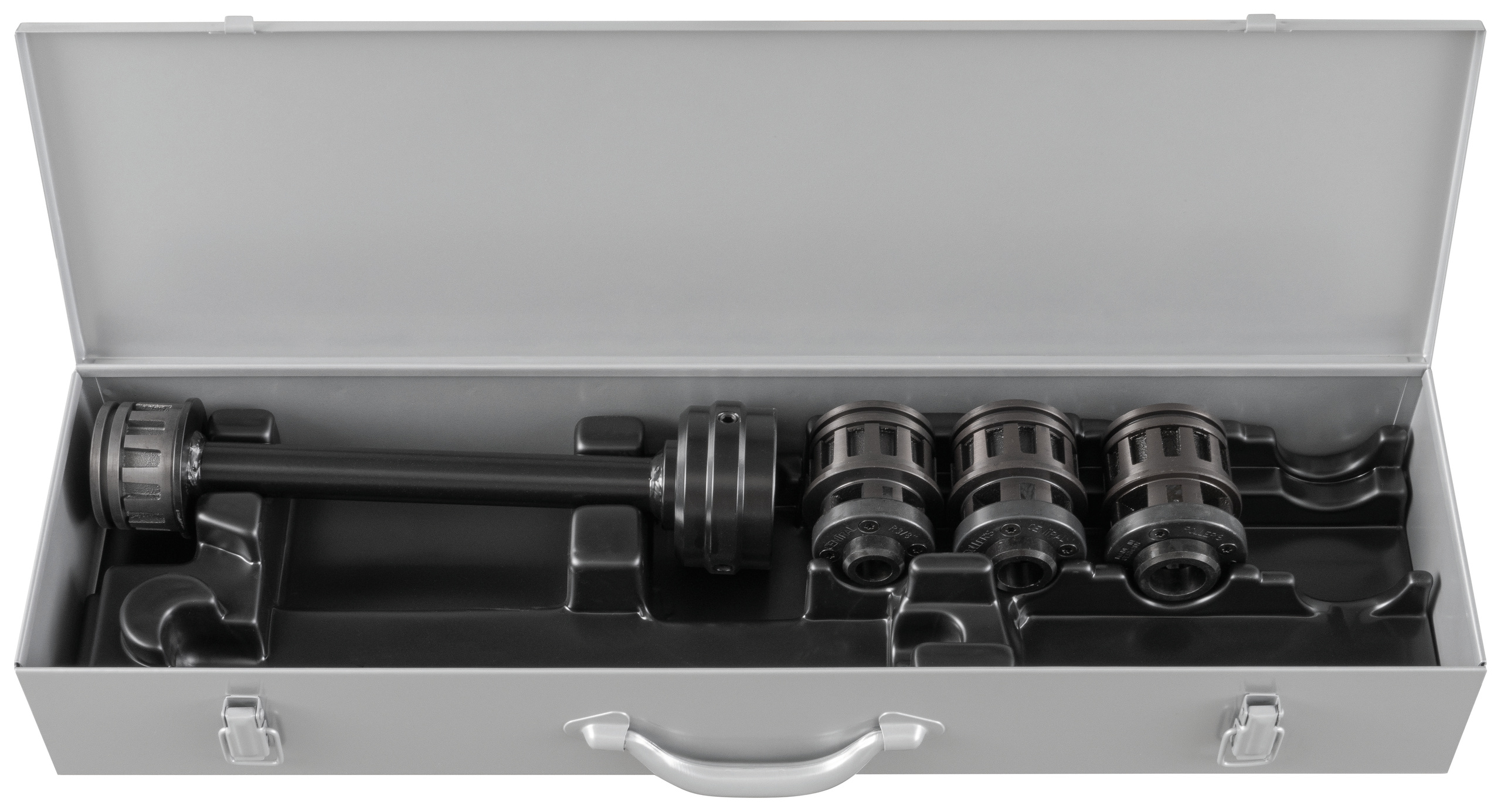 REMS Schneidköpfe S Set Nr. 520025 komplett mit 3/8, 1/2 und 3/4" Einsätzen