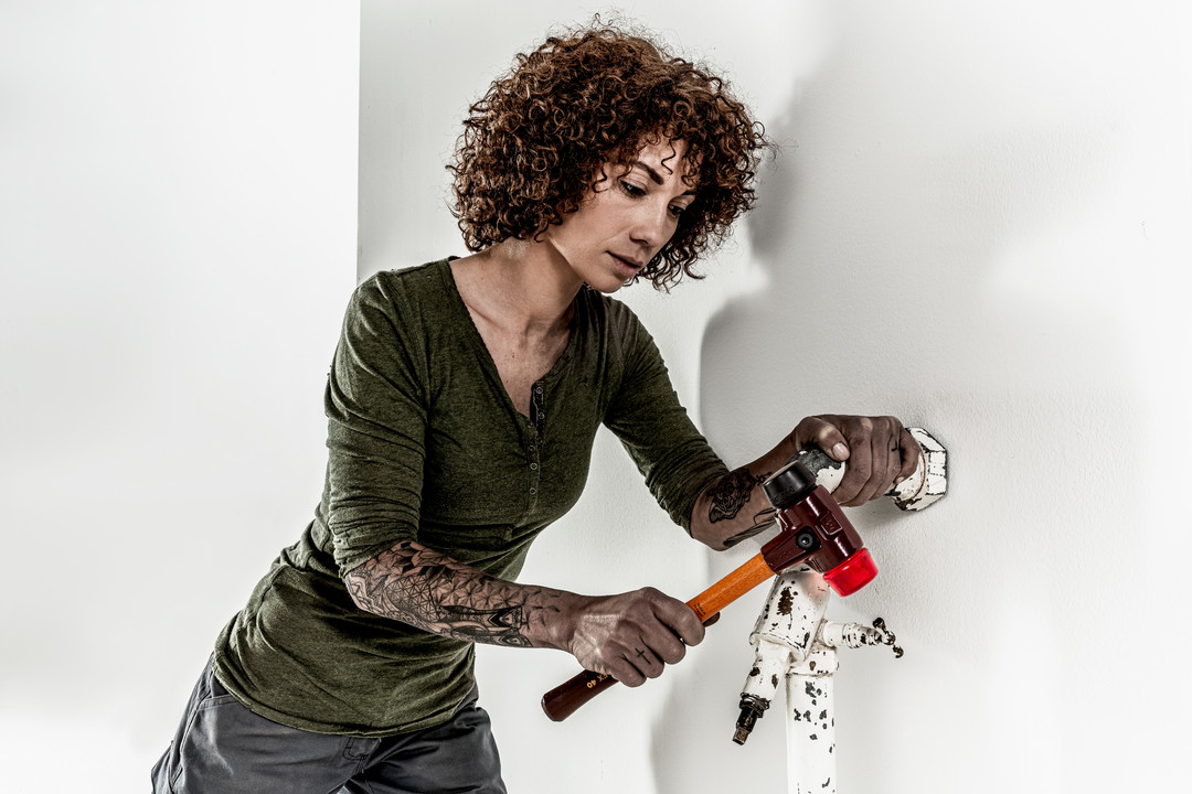 SIMPLEX-Schonhammer, Gummikomposition / Plastik; mit Tempergussgehäuse und hochwertigem Holzstiel | D=30 mm | 3026.030 SIMPLEX-Schonhammer, Gummikomposition / Plastik; mit Tempergussgehäuse und hochwertigem Holzstiel | D=60 mm | 3026.060