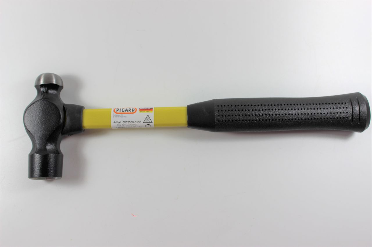 PICARD Schlosserhammer 500g Englische Form Fiberglasstiel Kugelhammer Hammer PICARD Schlosserhammer 500g Englische Form Fiberglasstiel Kugelhammer Hammer