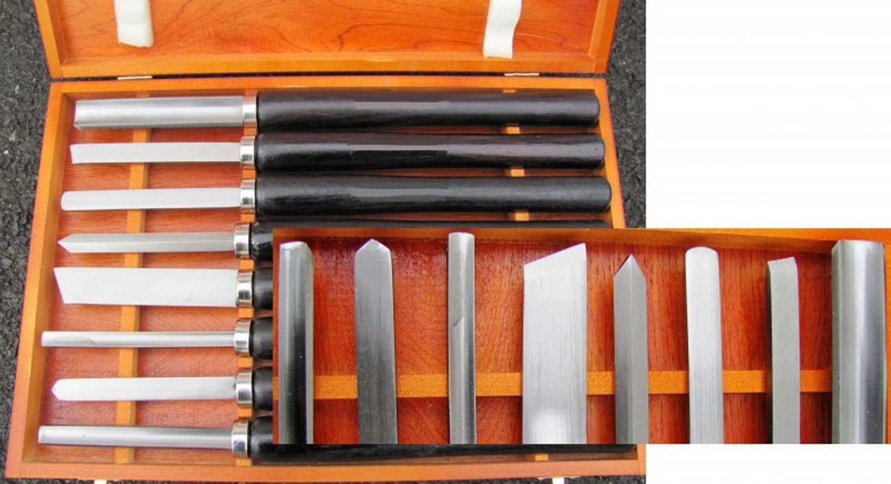 Hobby Drechselmesser Set 8-teilig Drechseleisen für Drechselbank Drechselbeitel