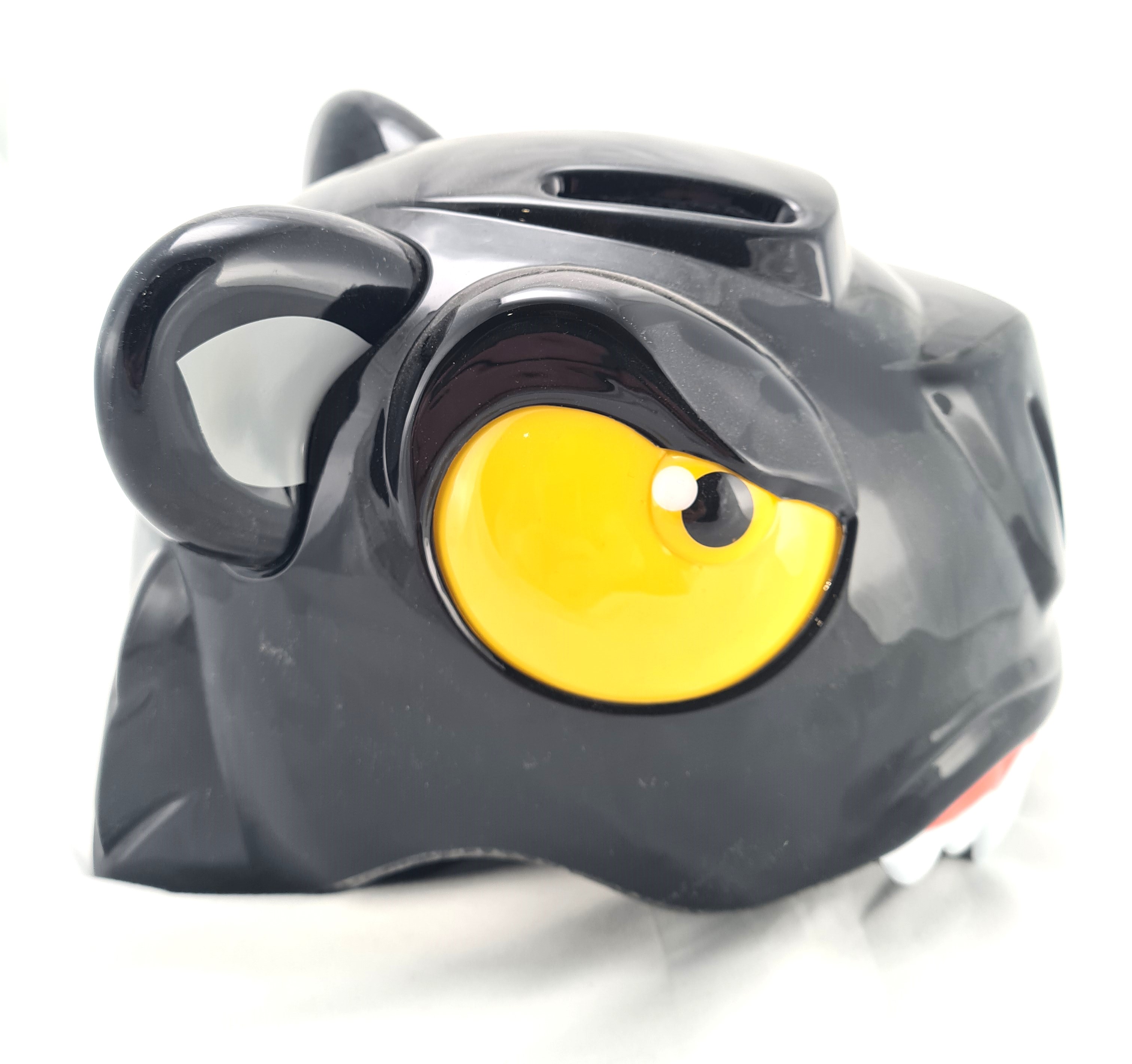 Safe & Sweet Kinder-Fahrradhelm 3D 49–55 cm Verstellbar Panther Design Robust