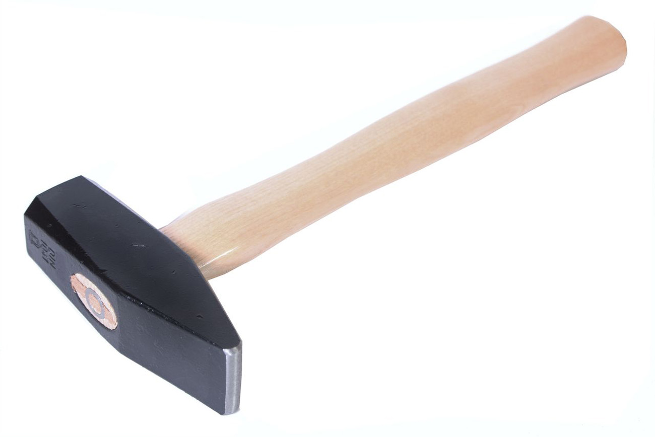 PICARD Schlosserhammer 1 kg Hammer Vorschlaghammer DIN 1401 Holzstiel 1000 g