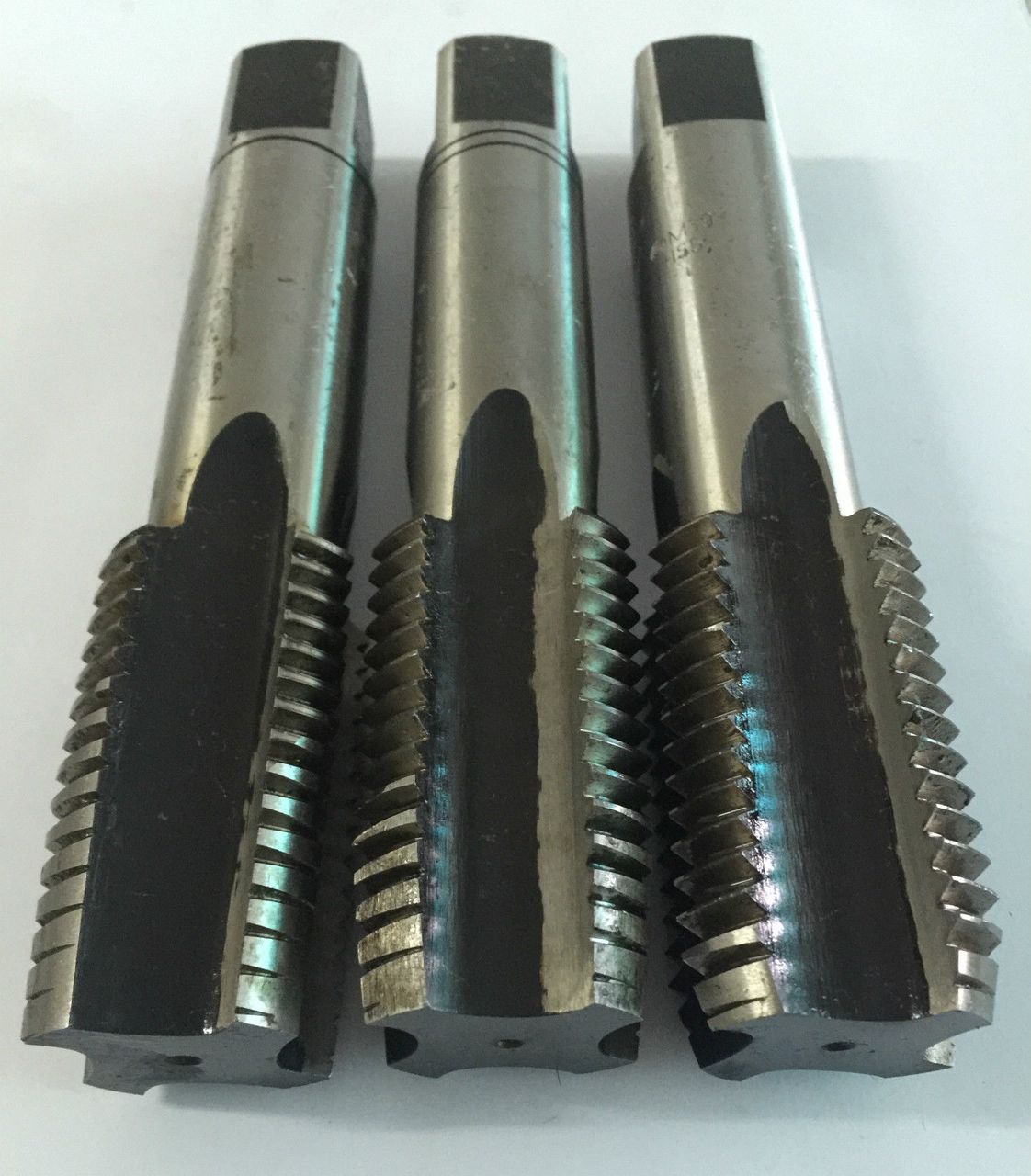 Zestaw gwintowników ręcznych 3 szt. 7/8" HSS z amerykańskim gwintem grubozwojnym