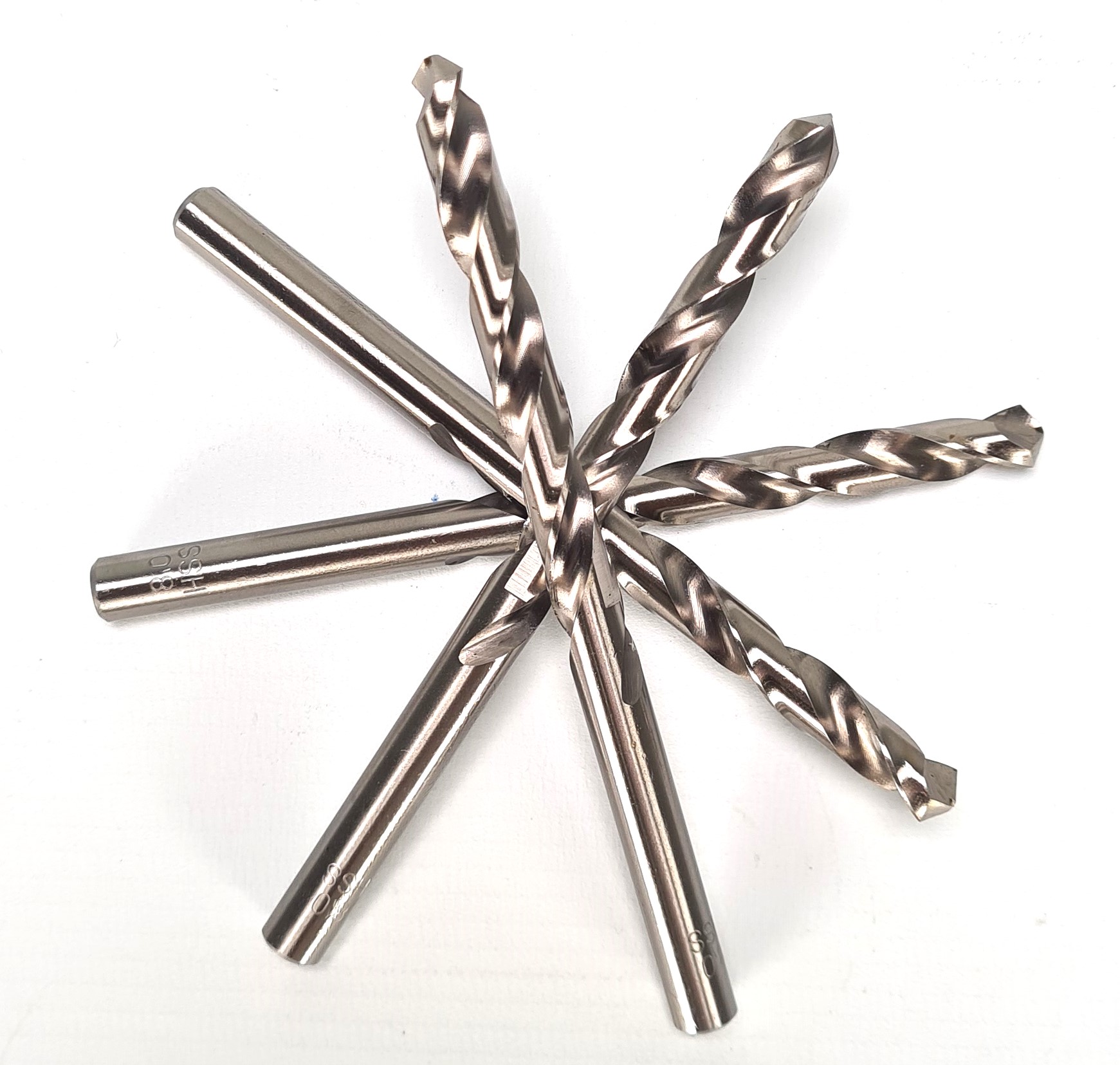 4 x PICARD HSS Metallbohrer Nr. 0072820-080 DIN 338 geschliffen 8 x75/117 Bohrer