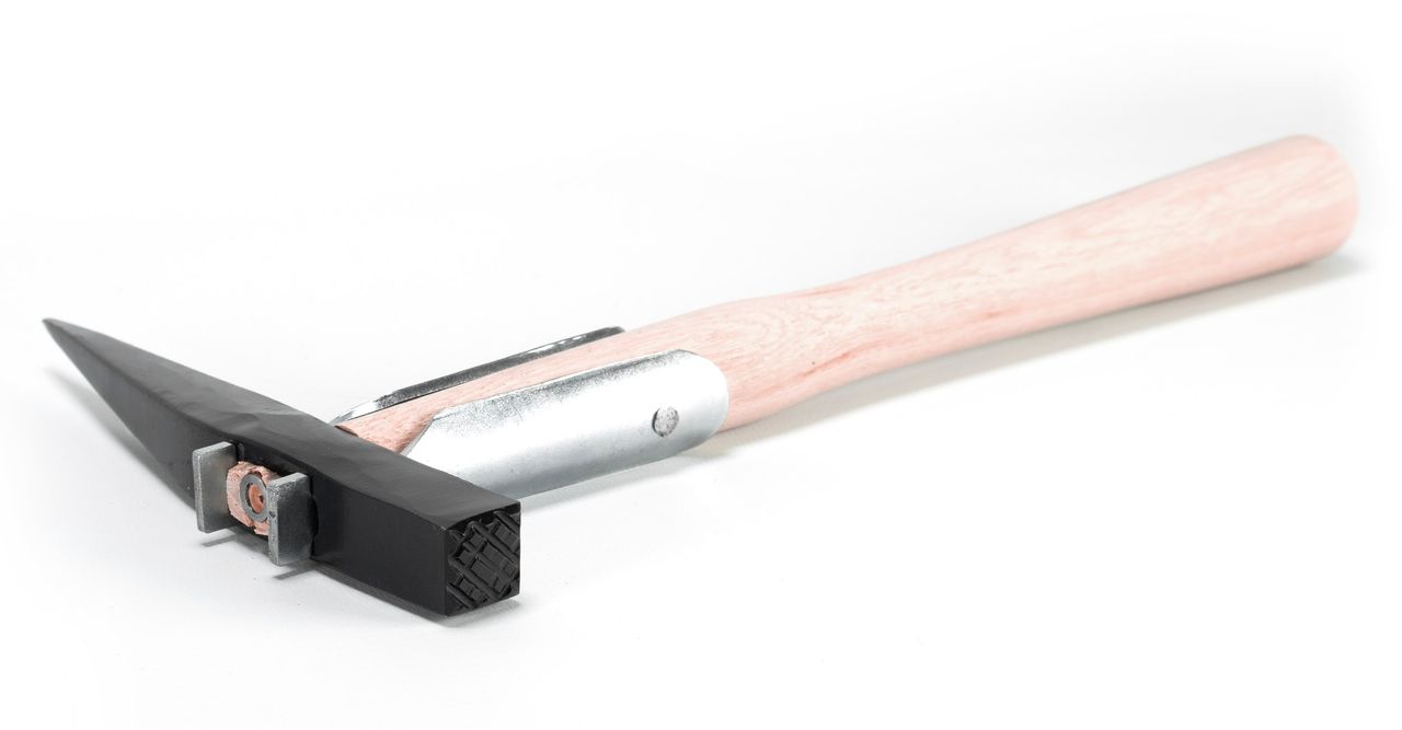 Spitzhammer mit Holzgriff für Dachdecker Dachziegel Hammer Klempner Zimmermann