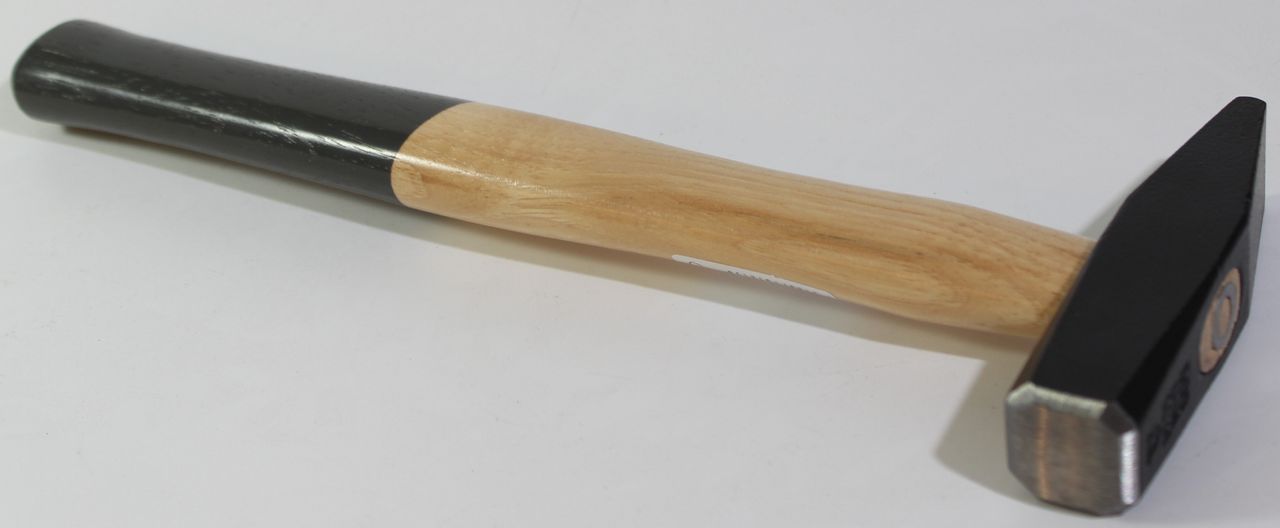 PICARD Schlosserhammer 500 g Werkstatt Hammer mit Hickory Stiel Holzstiel