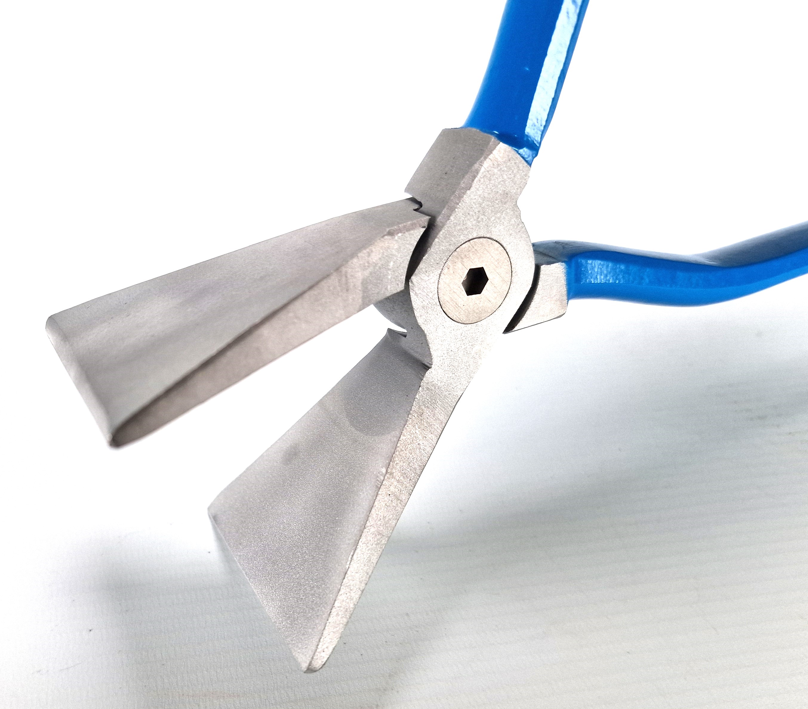 Falzzange aus Aluminium 60 mm gerade 0° Made in Germany Abkantzange Alu leicht