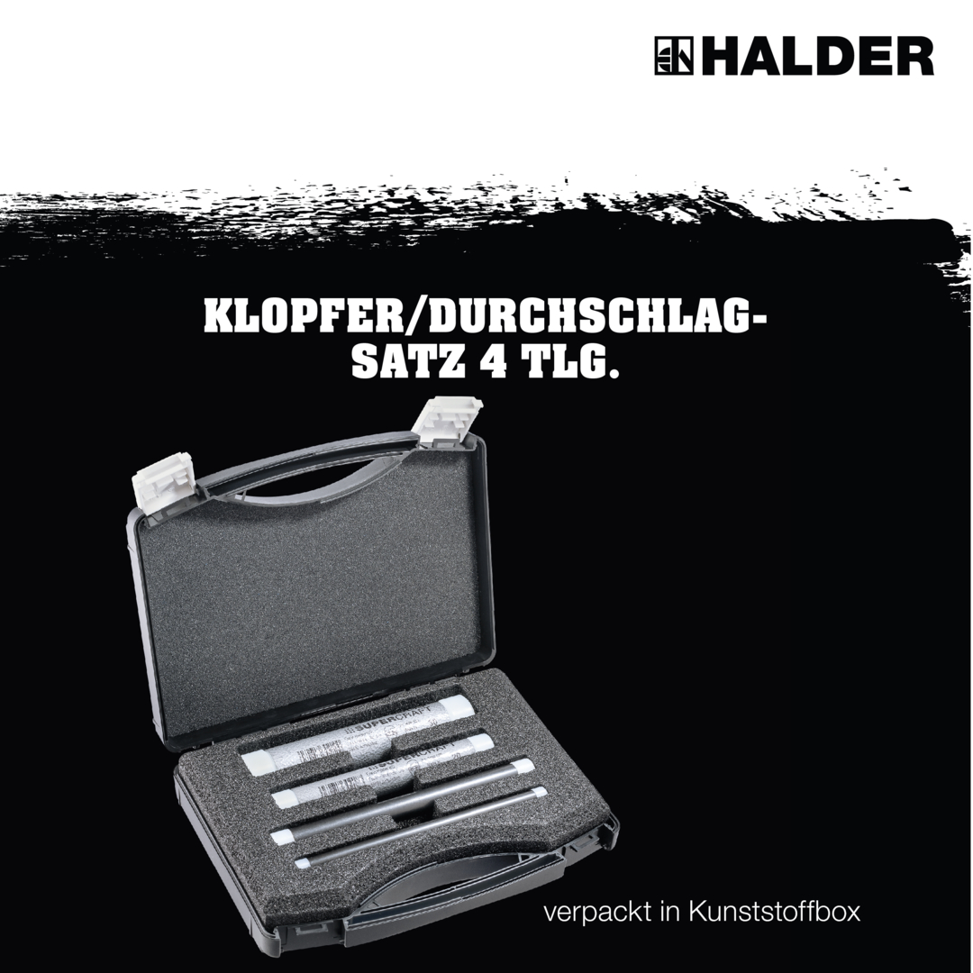 Klopfer/Durchschlag-Satz, 4-teilig | 3408s005