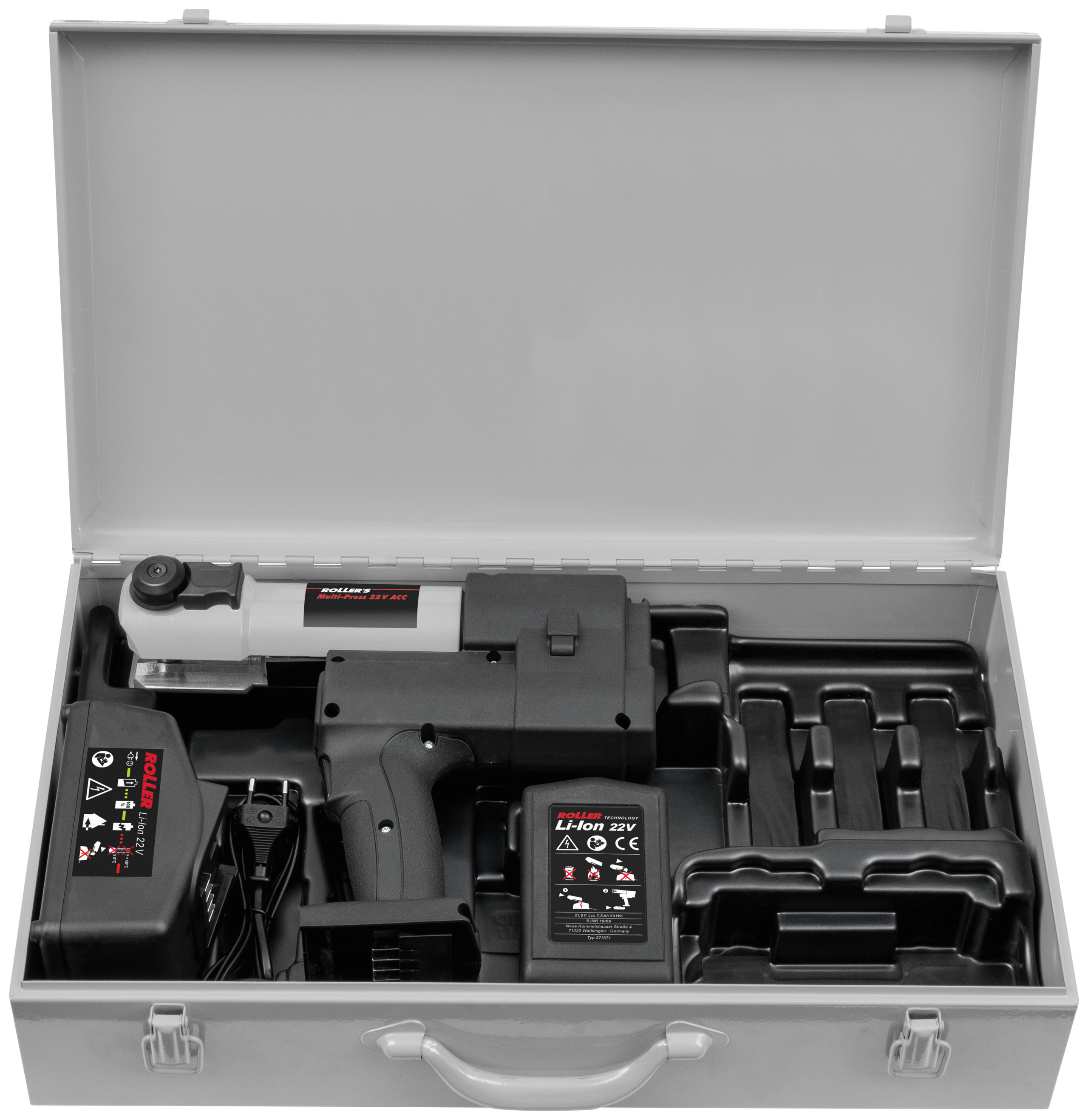 REMS Akku Press 22V ACC Pressmaschine Li-Ion Nr. 576010 Radialpresse Presszange