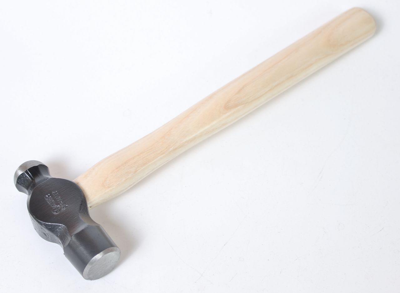WALTER Ingenieurhammer 450 g Kugelhammer Schlosserhammer Holzstiel Handwerkzeug