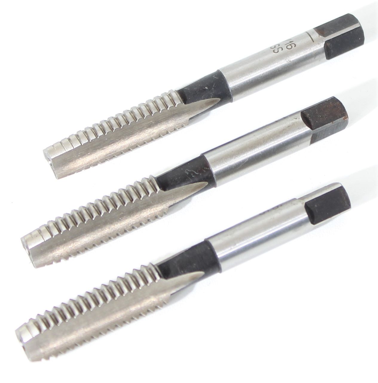 HSS Handgewindebohrer Set 7/16 Gewindebohrer Fertigschneider Bohrer Gewinde