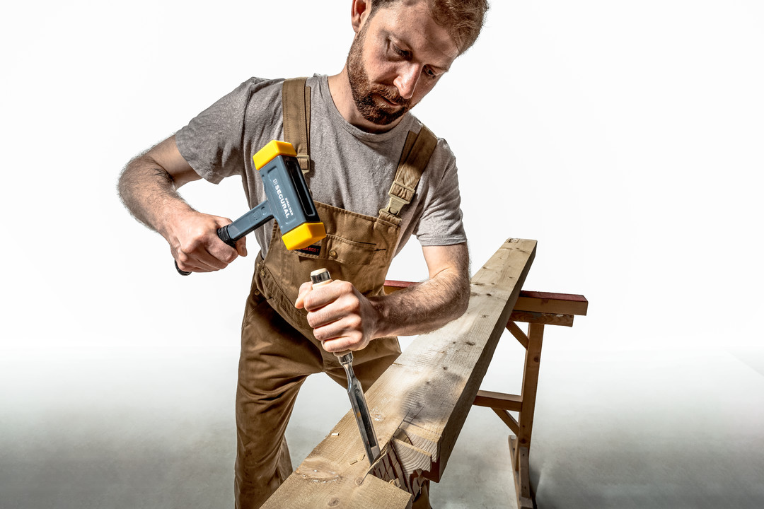 SECURAL-Schonhammer, Kopf und Stiel bruchsicher aus einem Stück Stahl, Schlageinsätze rechteckig | L=30 mm / B=40 mm | 3380.040 SECURAL-Schonhammer, Kopf und Stiel bruchsicher aus einem Stück Stahl, Schlageinsätze rechteckig | L=35 mm / B=45 mm | 3380.045
