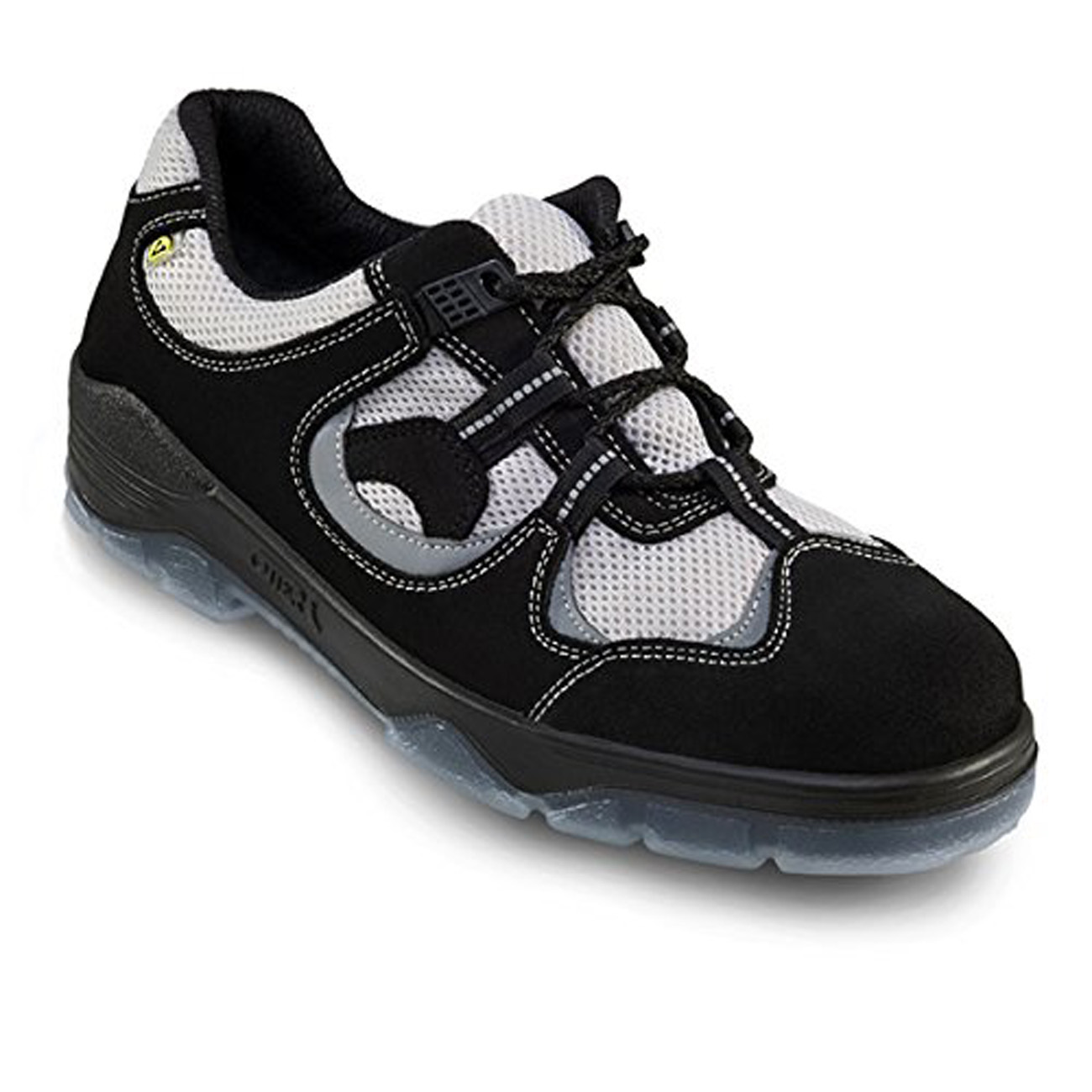 OTTER 98406 obuwie ochronne ESD S1 obuwie robocze płaskie SIlber