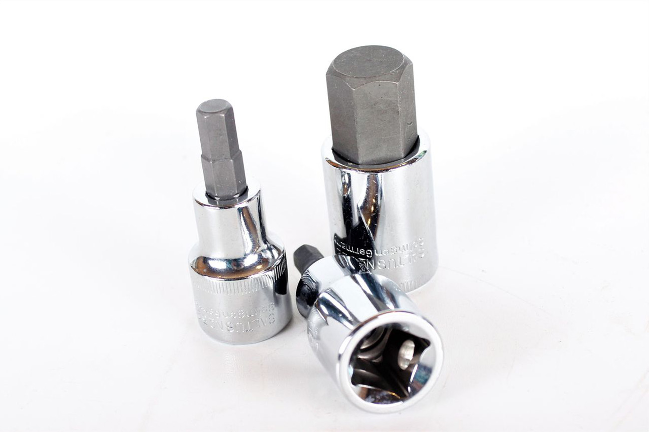 SALTUS Zestaw nasadek sześciokątnych 1/2" 3 sztuki 6-17 mm 5221 Nasadka sześciokątna