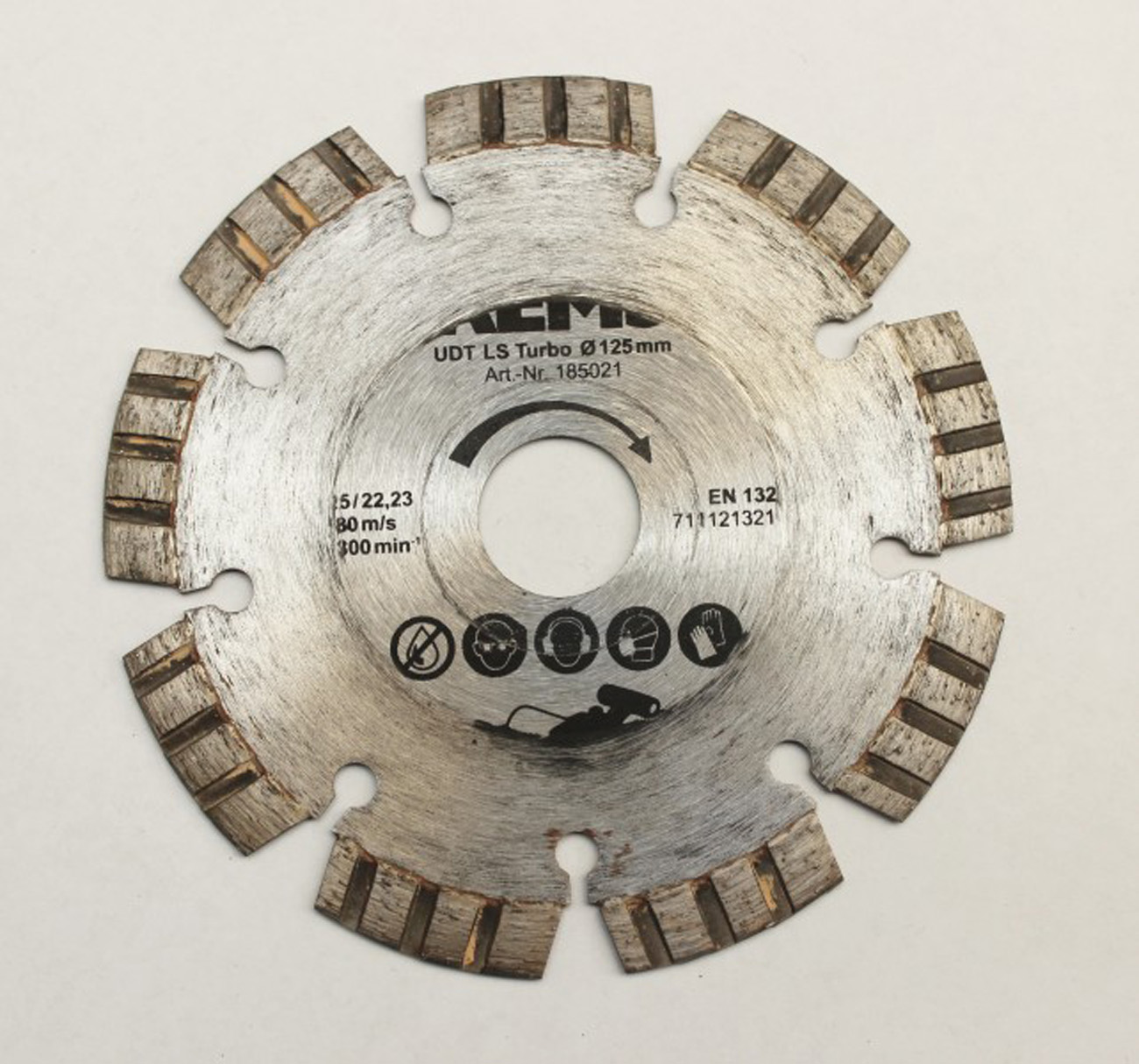 REMS Universal Diamant Trennscheibe LS Turbo 125 N 185021 Krokodil Mauernutfräse