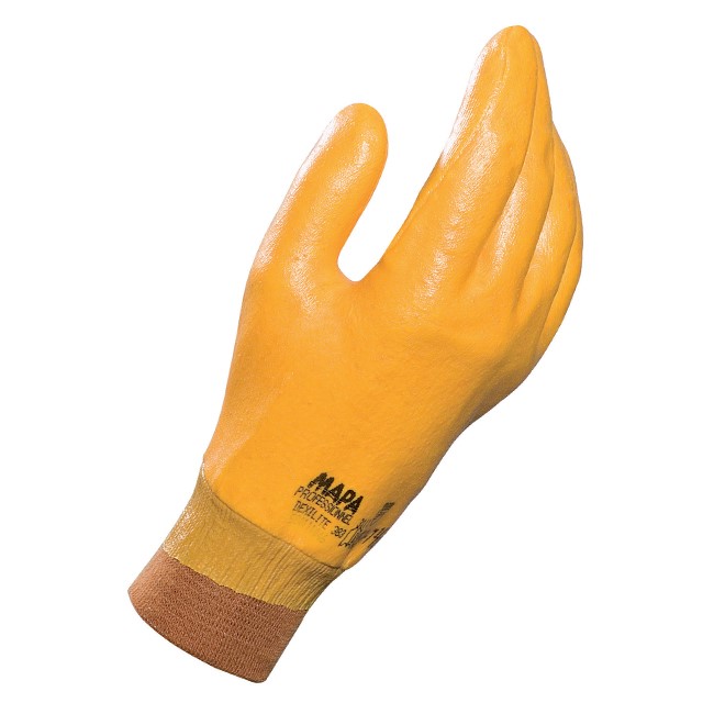 10 Paar MAPA Dexilite 383 Schutz-Handschuhe Handschuh Nitril Werkstatt Gr. S + M