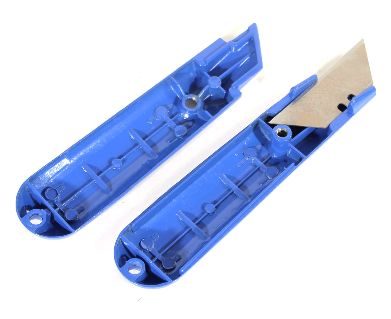 2 x Teppichmesser Cuttermesser aus Zinkguss Messer Klinge Profi Cutter Paket