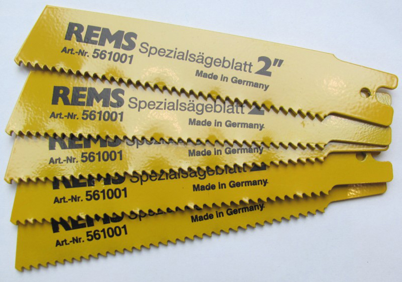 5 x REMS Spezial-Demontage-HSS-Bi-Sägeblatt 2" / 140 mm Nr. 561001 für Tiger ANC