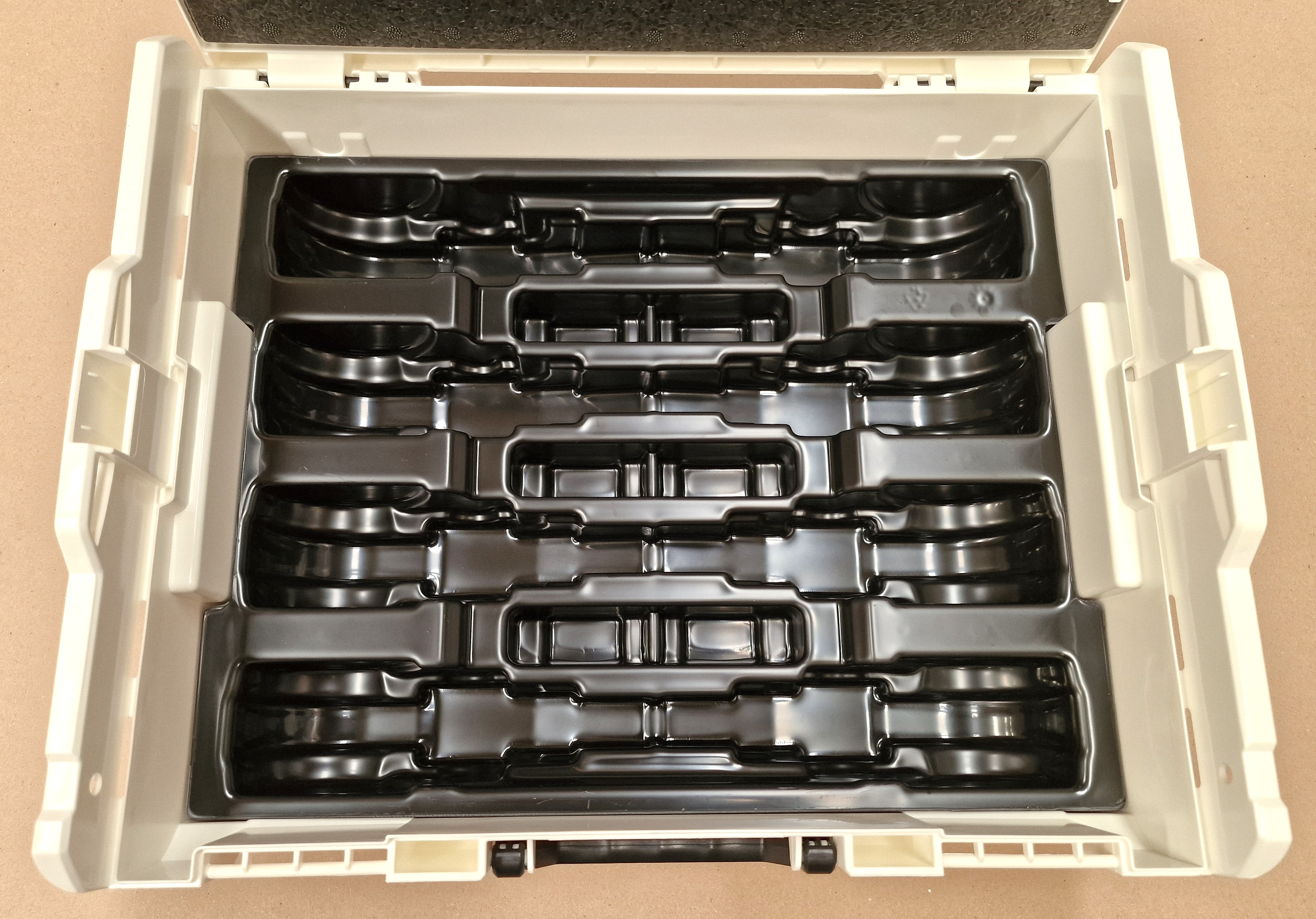 REMS L-Boxx mit Einlage für 8 Presszangen + 6 Pressringe Nr. 571136 Pressbacken