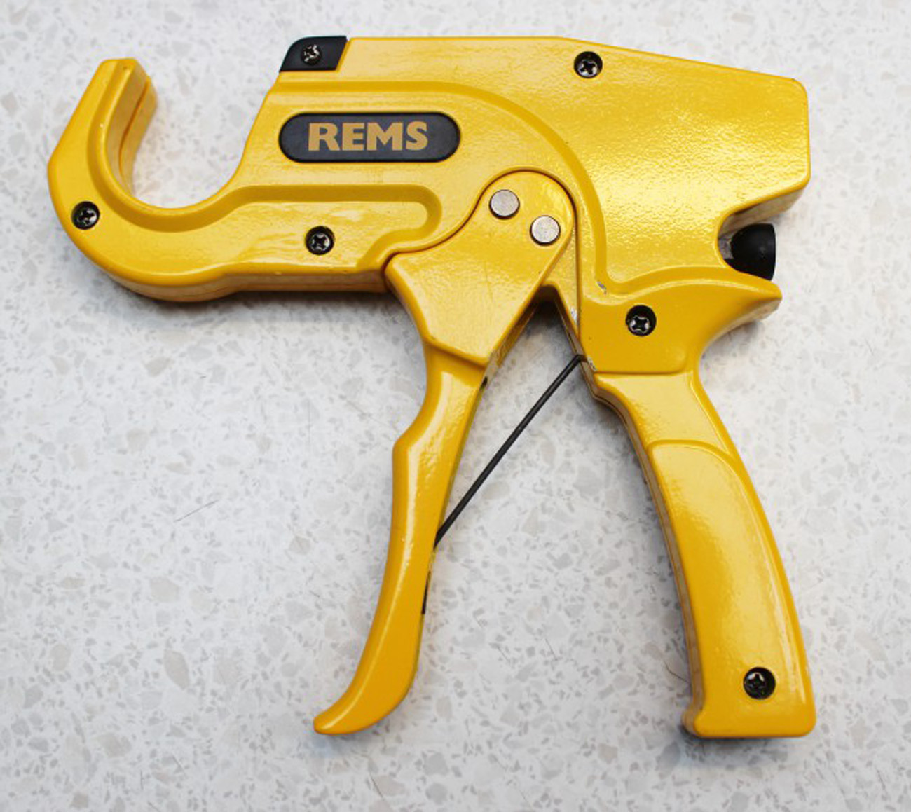 REMS Rohrschere 291220 ROS P 35 A Kunststoffschere Schere Rohre Heizung Sanitär