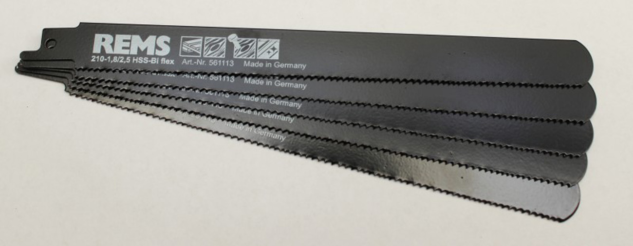 5 x REMS HSS-Bi-Sägeblatt 210 mm 561113 Tigersäge Reciprosäge Puma Cat Tiger