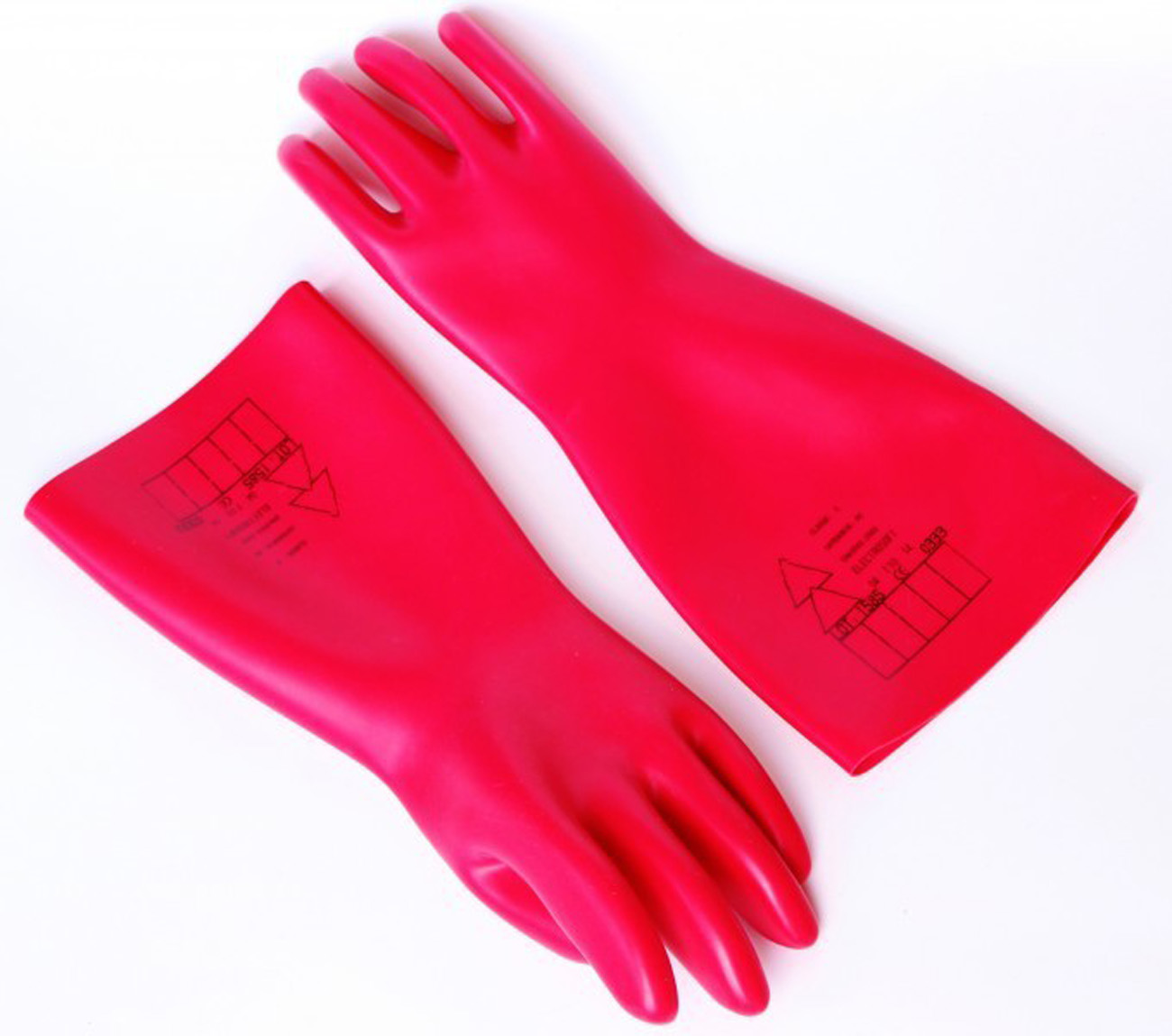 Bundle VDE Elektriker Handschuh mit Gummimatte 1qm Isoliermatte Elektro