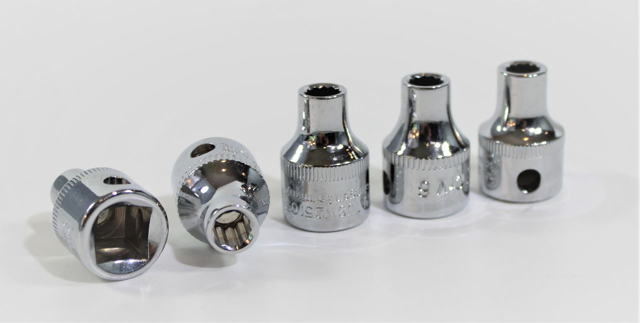 5 x SALTUS 3/8" Socket 6 mm Nakrętka dwunastokątna CrV Profi 5105 Nakrętki