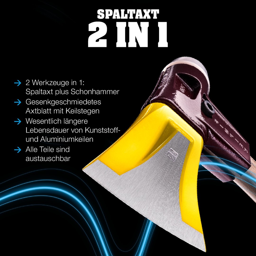 HALDER SIMPLEX-Spaltaxt mit Keilstegen 3007.751 Axt Forstarbeit Werkzeug HALDER SIMPLEX-Spaltaxt mit Keilstegen 3007.751 Axt Forstarbeit Werkzeug