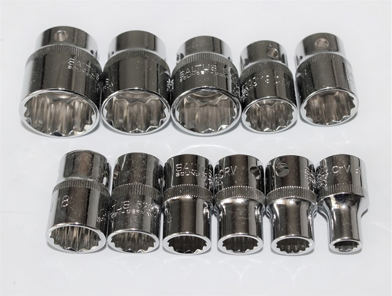SALTUS Steckschlüsseleinsatz Set 11 tl 1/2" Stecknuss Schraubwerkzeuge 5200 9-27