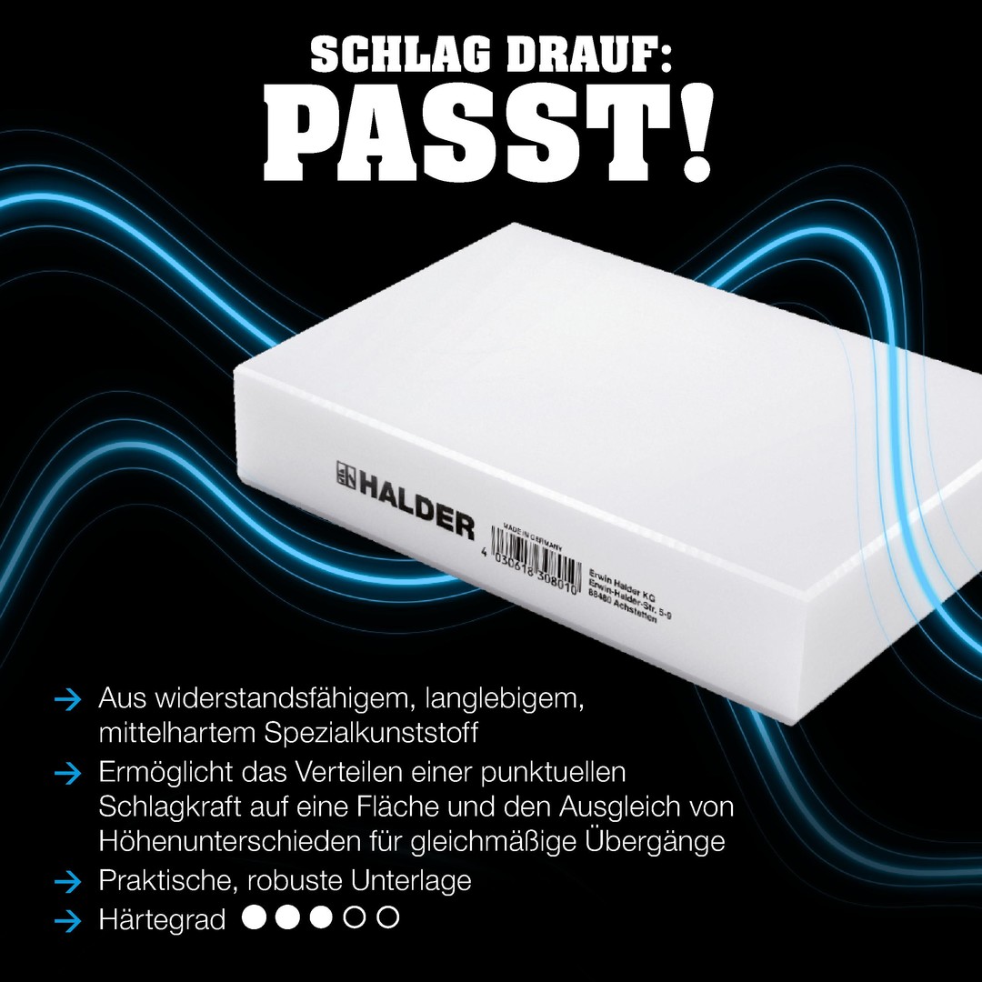 Klopfholz | l=200 mm / b=140 mm / h=40 mm | 3688.001 Klopfholz | l=200 mm / b=140 mm / h=40 mm | 3688.001