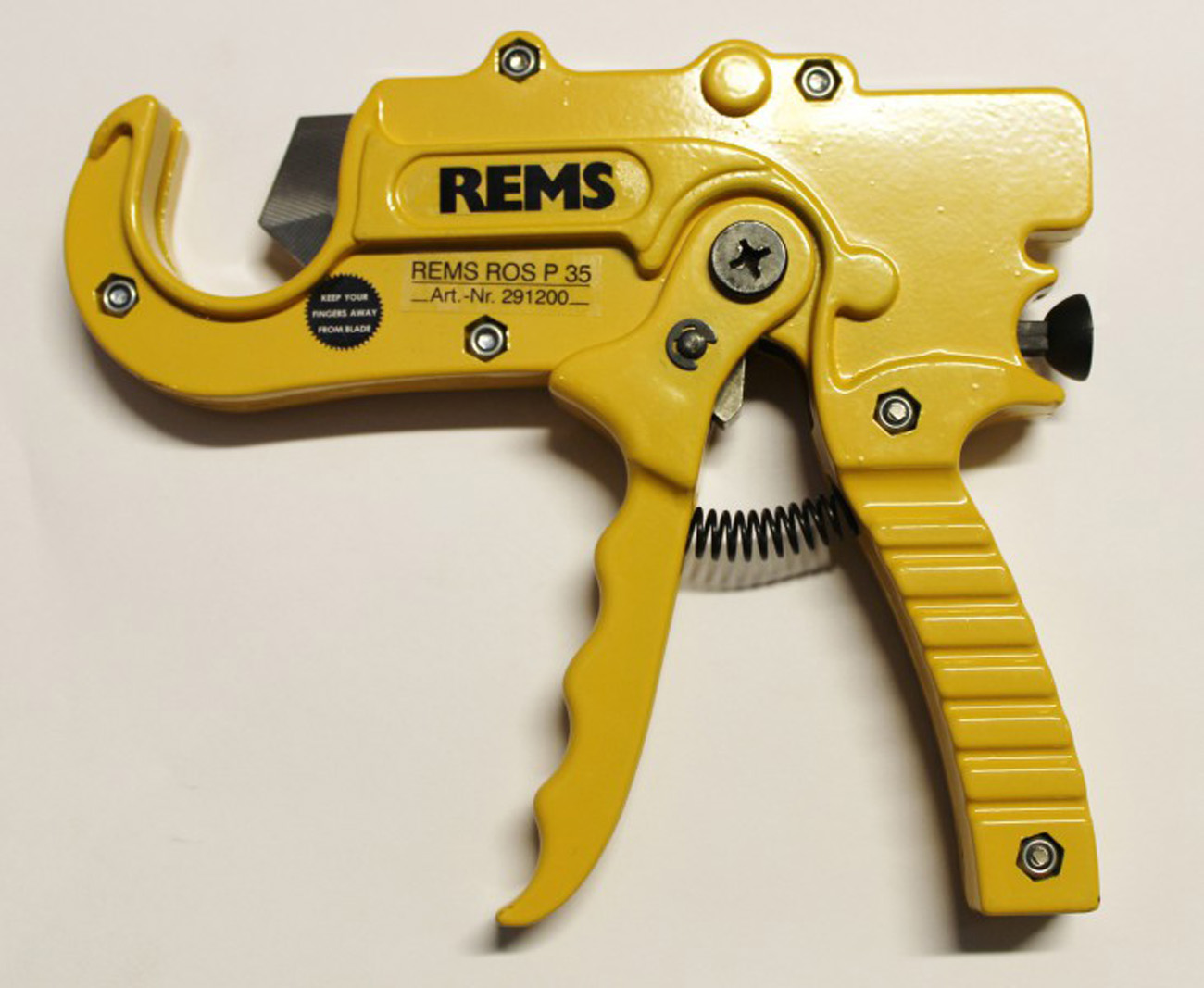 REMS Rohrschere ROS P 35 Nr 291200 Kunststoffschere Schere Rohre Sanitär Heizung