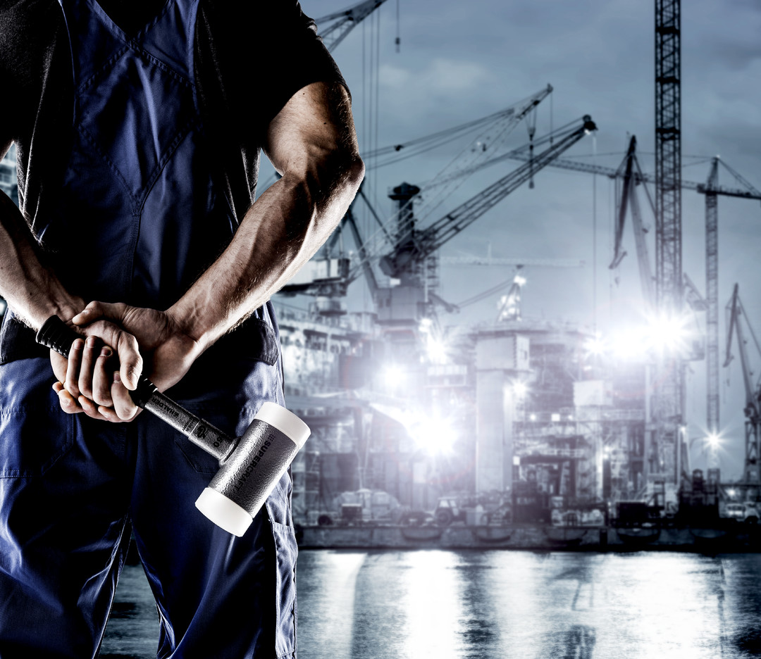 SUPERCRAFT-Schonhammer, mit bruchsicherem Stahlrohrstiel und ergonomisch geformtem, rutschsicherem Griff | D=25 mm | 3377.025 SUPERCRAFT-Schonhammer, mit bruchsicherem Stahlrohrstiel und ergonomisch geformtem, rutschsicherem Griff | D=70 mm | 3377.070