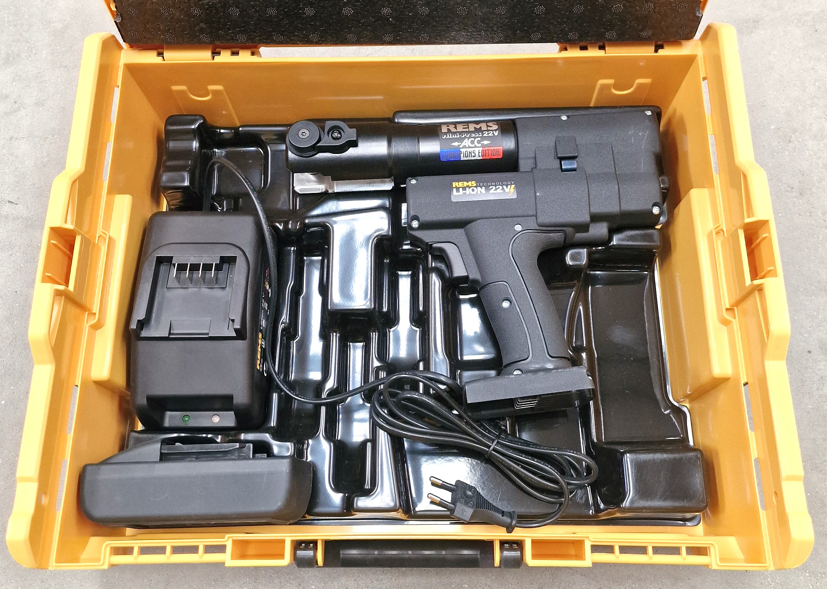 REMS Mini Press 22V ACC L-BOXX Nr. 578014 Pressmaschine Radialpresse Presszange