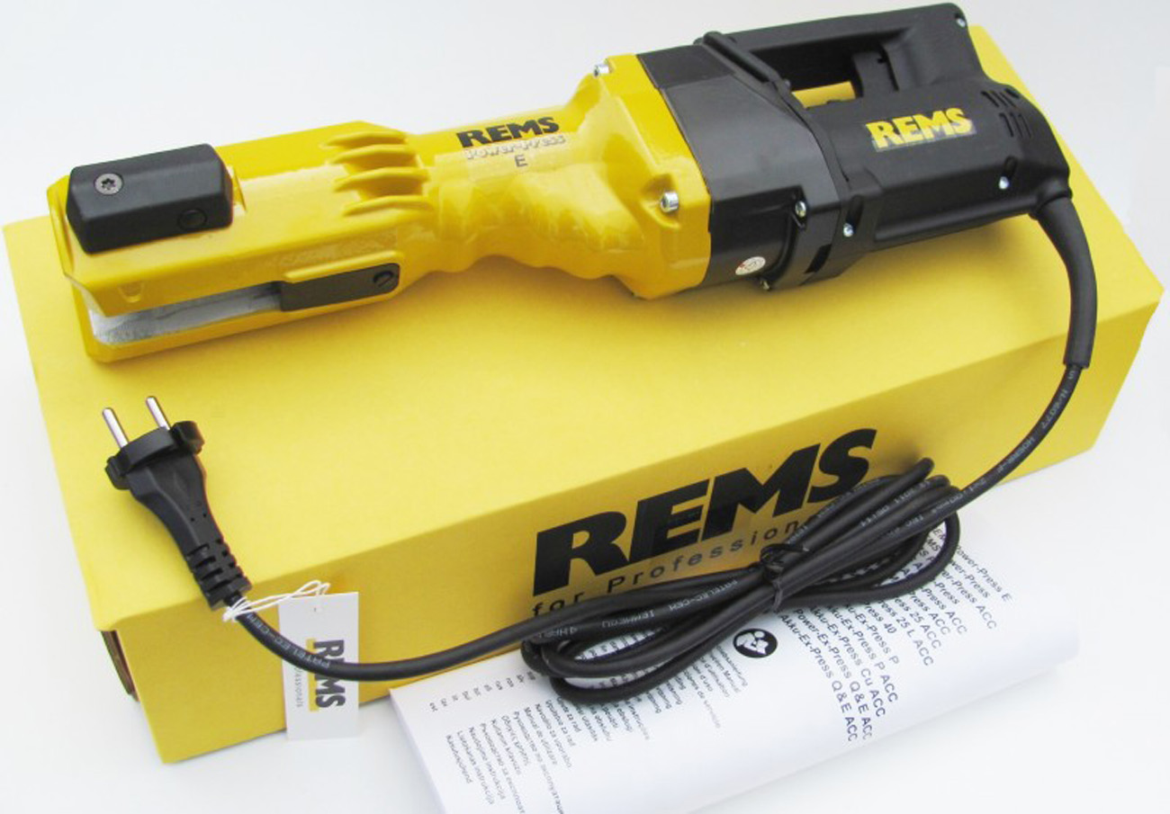 REMS Pressmaschine Power Press E SE Nr. 572100 für Pressbacke Sanitär Vorgänger