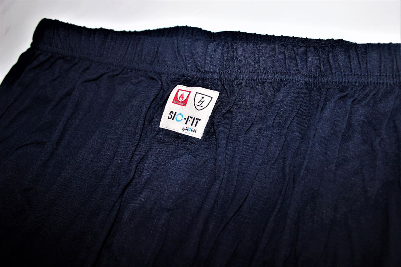 SIOEN Majtki Borger Gr. XL navy Antystatyczne spodnie trudnopalne Bielizna