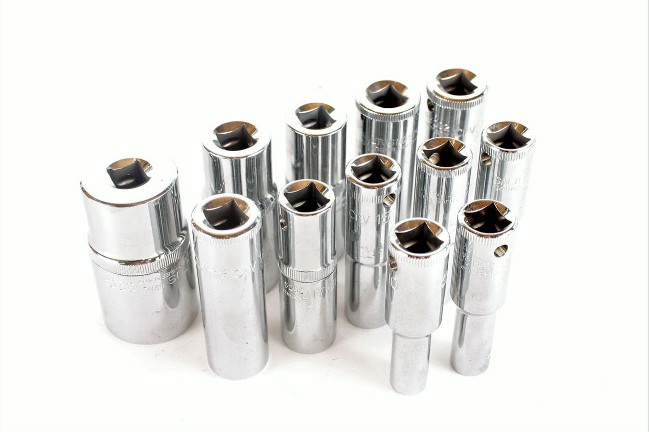 SALTUS Zestaw nasadek 1/2" 10-32 mm długie Nakrętki 12 sztuk 5202
