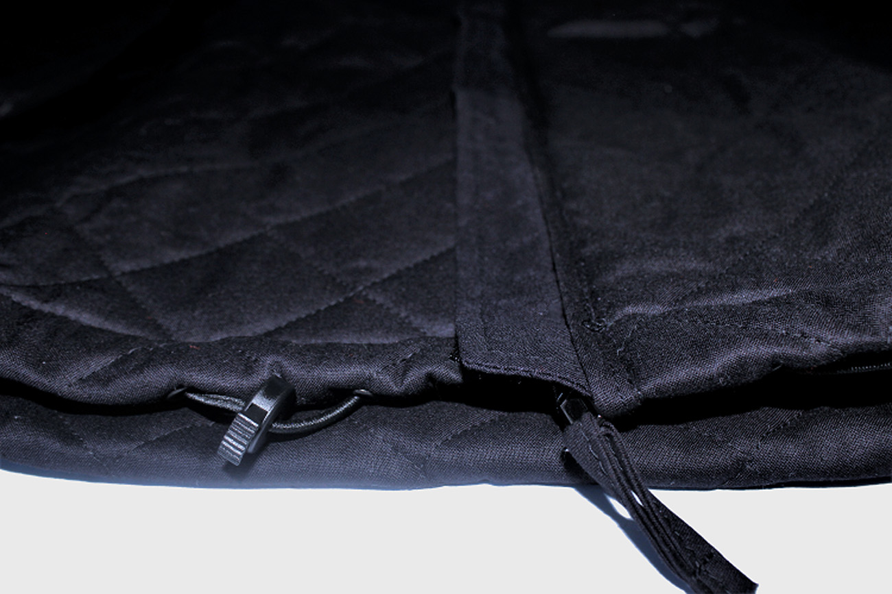 Steppjacke navy Baumwolle schwer-entflammbar Herrenjacke pyrovatex Jacke Arbeit