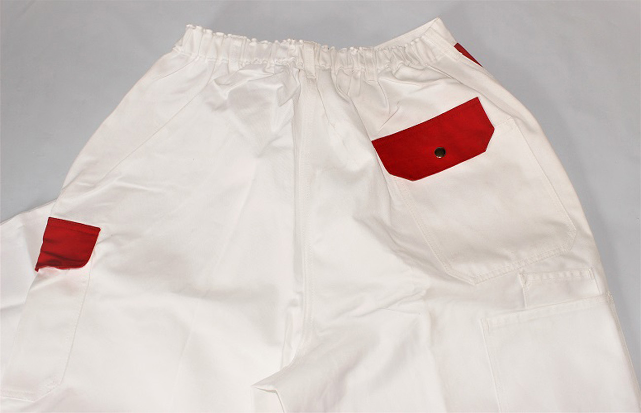 Arbeitshose Bundhose Berufshose Berufskleidung Damen Frau weiß Arbeits-Hose